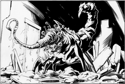 Illustration fo the Malignous by Steven Cummings